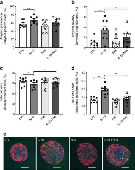 Neutralisation Of Il 1β Prevents Low Concentration Il 1β Mediated Islet