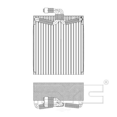 Tyc A C Evaporator Core The Home Depot