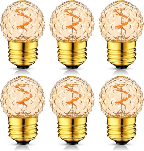 Grensk Low Watt Led Edison Light Bulbs Watt E Screw Base W Amber