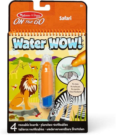 Amazon Melissa Doug On The Go Water Wow Reusable Water Reveal