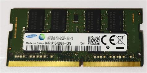 Samsung SO DIMM DDR4 2133MHz 8GB M471A1G43DB0 408503570 ᐈ Köp på