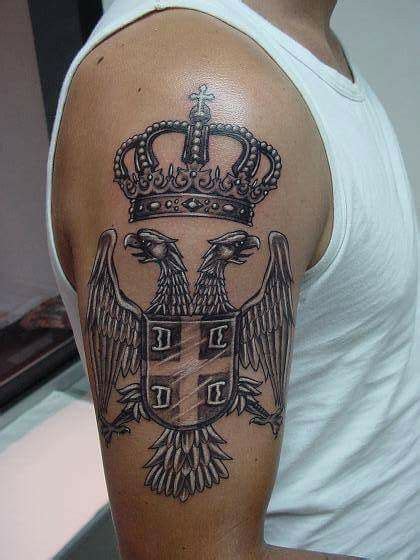 Serbian Eagle Tattoo