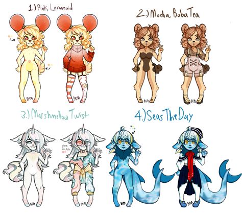 Anthro Adopts Open By Bossswagmaster On Deviantart