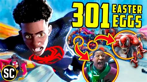 Spider Man Across The Spider Verse Breakdown Every Marvel Easter Egg Youtube