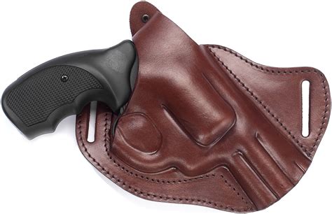 Leather Cross Draw Revolver Holster