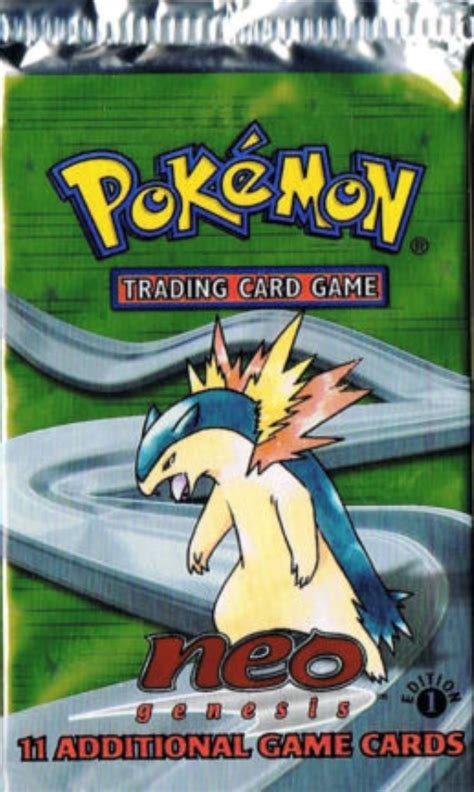 Booster Pack St Edition Prices Pokemon Neo Genesis Pokemon Cards