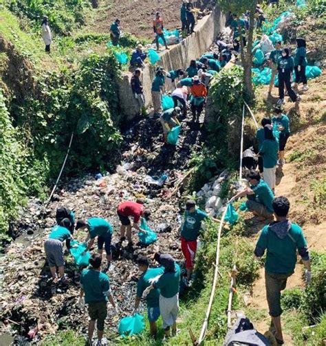 Baru Sebulan Dibersihkan Sungai Ngebrok Sikunang Wonosobo Kembali