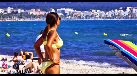 4k Mallorca Walk Tour Where Topless Bathing Is Very Normal Playa