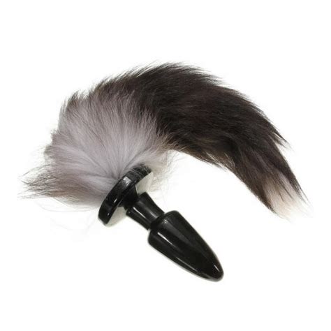 Large Anal Plug With Sexy Fox Tail Butt Beads For Sex Plays Wholesale