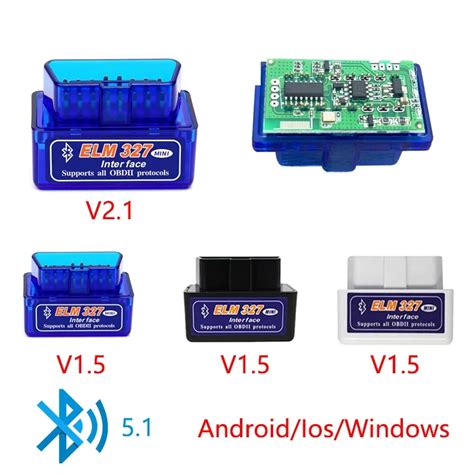 Mini herramienta de diagnóstico automotriz ELM327 V2 1 V1 5