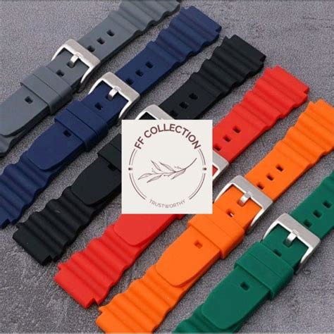 Jual Strap Tali Jam Tangan SEIKO DIVER Rubber Silikon Silicon 20mm 22mm