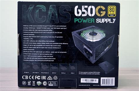 Обзор и тест блока питания AeroCool KCAS 650G