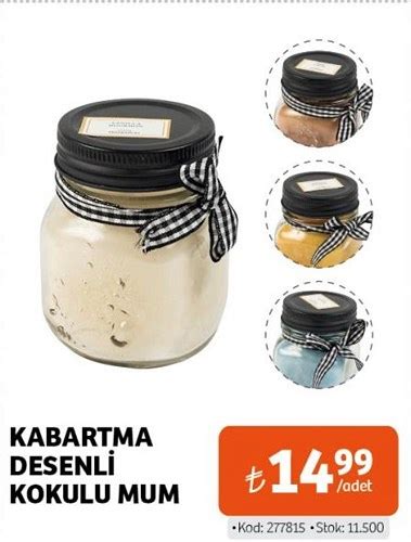 Kabartma Desenli Kokulu Mum İndirimde Market