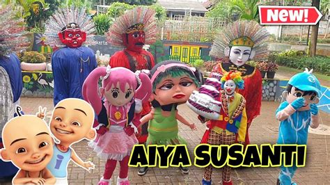 Ondel Ondel Betawi Dan Badut Lucu Joget Aiya Susanti Badut Mampang Aiya Cik Siti Lagu