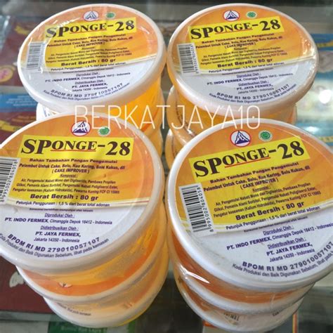 Jual Sp Sponge Uk Gram Pelembut Kue Halal Mui Shopee Indonesia