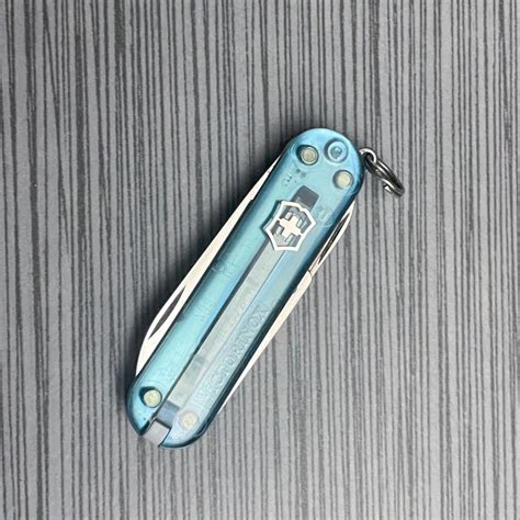 Bladebinge Victorinox Swiss Army Knife Mm Classic Blue Transparent