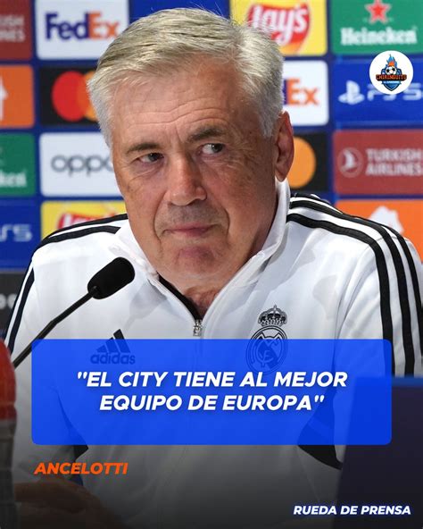 El Chiringuito Tv On Twitter Ancelotti Se Rinde Al Manchester