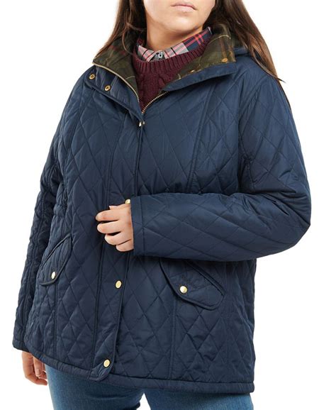 Barbour Plus Size Millfire Hooded Quilted Coat And Reviews Coats And Jackets Women Macys