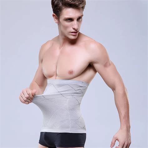 Men Shapers Belt Waist Trainer Slimming Belt Tummy Control Shaper