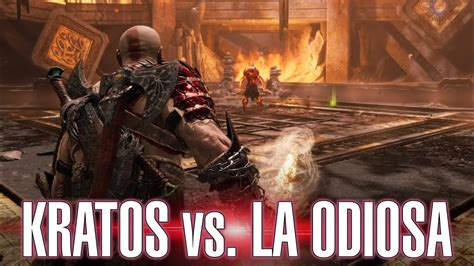 Kratos Vs La Odiosa God Of War Ragnarok Valhalla YouTube