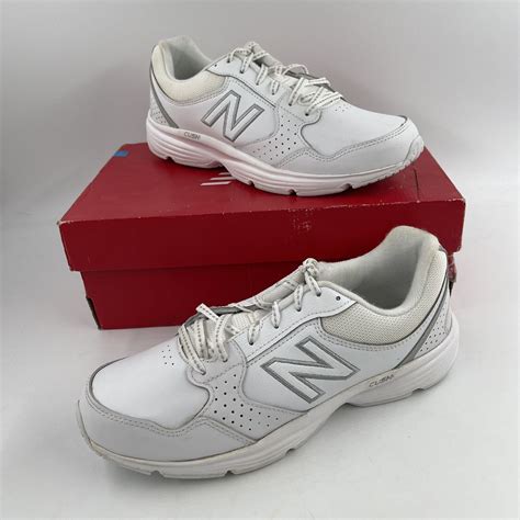 Nib New Balance Womens V Wa Lw White Walking Shoes Sneakers