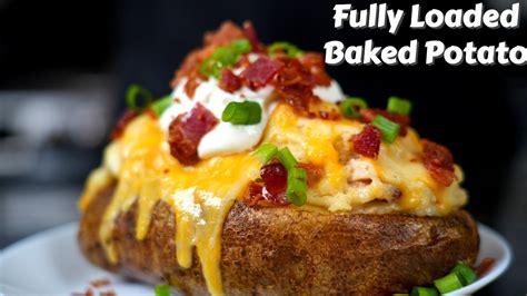 The Worlds Best Loaded Baked Potato Recipe Wait Until You See Whats Inside Youtube