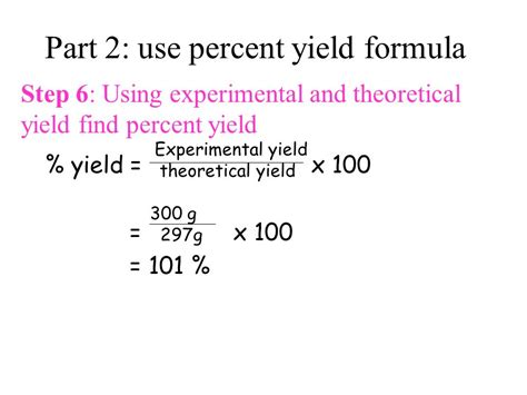 Actual Yield Chemistry Example