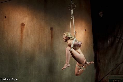 Cherie Deville Busty Blonde In Brutal Rope Bondage With Hot Was And Spanking Porn Pictures XXX