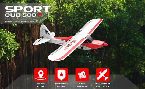 Volantex Sport Cub 500 761 4 500mm Wingspan 4CH One Key Aerobatic