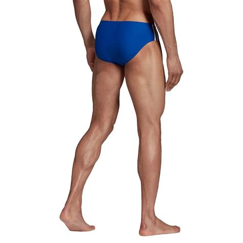 Adidas Infinitex Fitness 3 Stripes Zwemslip Blauw Swiminn