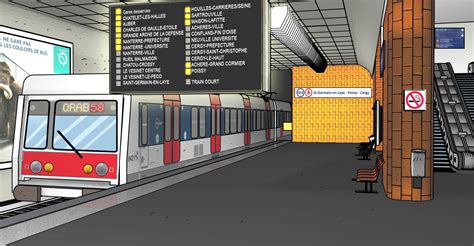 Cartoon Train Station Clip Art