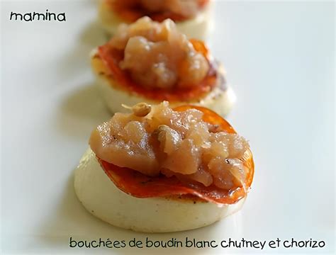 Recette De Boudin Blanc Au Chorizo Et Au Chutney