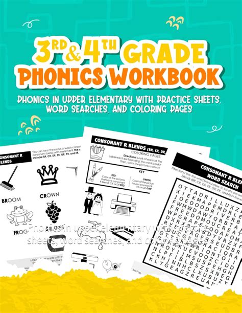 3rd And 4th Grade Phonics Workbook Phonics In Upper