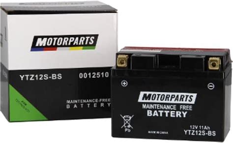 BATTERIA MOTORPARTS MINARELLI YTZ12S BS 12V 11AH COMPATIBILE CON HONDA