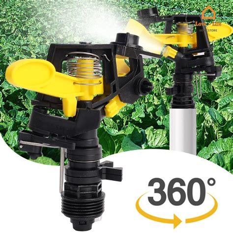 Farm Rotating Rocker Sprinklers 360 Adjustable Rotary Jet Nozzle