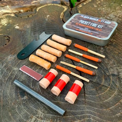 Edc Pocket Fire Lighting Kit Etsy