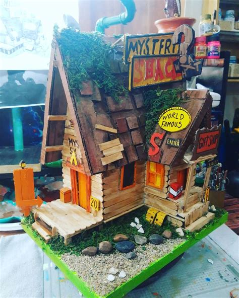 Diorama cabana do mistério gravity falls Gravity falls Diorama