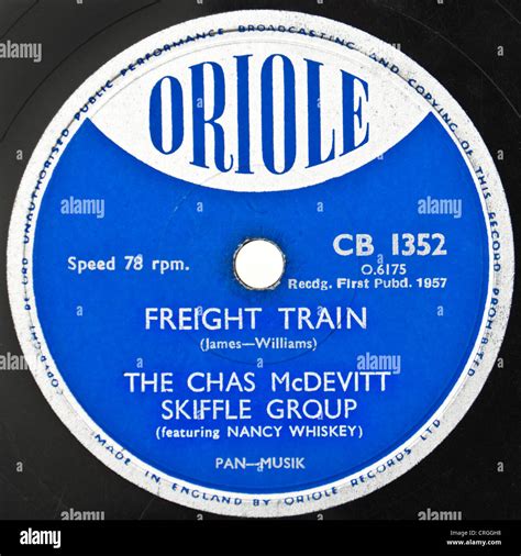 The Chas Mcdevitt Skiffle Group Freight Train Featuring Nancy Stock