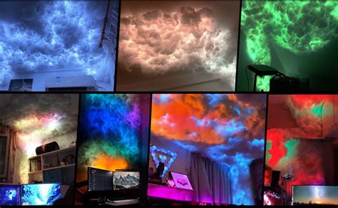 Led Cloud Strip Lights Decor Rgb Color Changing Light Strips Kit Diy