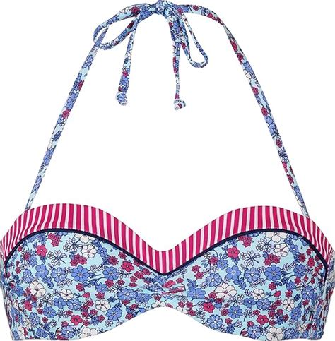 S Oliver Damen Bikini Oberteil Blau C Amazon De Bekleidung