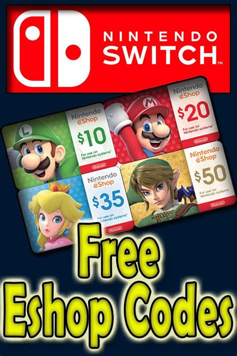 Free Eshop Codes Free Nintendo Eshop Codes In 2020 Free Eshop Codes