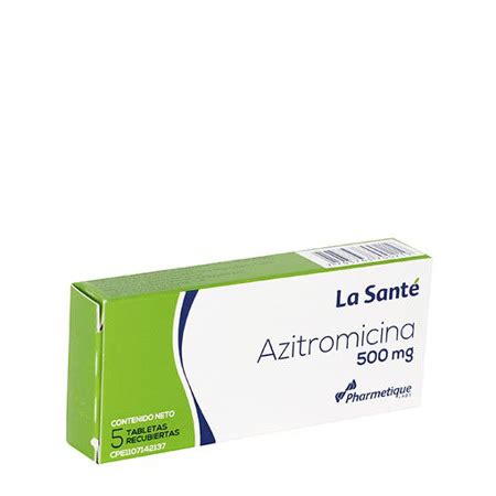 SuperMarket Sigo Costazul Azitromicina Tab 500Mg X5 La Sante