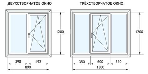 Размеры окон в частном доме из газобетона, кирпича и дерева по ГОСТу