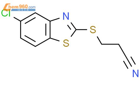 92064 61 4 3 5 chloro 1 3 benzothiazol 2 yl sulfanyl propanenitrile化学