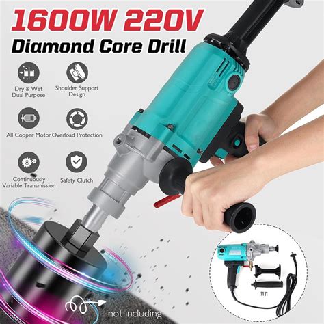 Cheap 220V 50Hz 2200r Min 166mm High Power Diamond Core Drill Wet