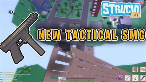 New Tactical Smg In Strucid Roblox Fortnite Youtube