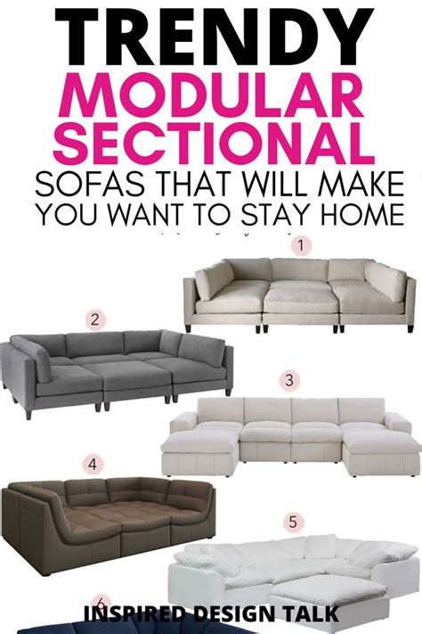 13 Modular Pit Sectionals You Ll Love For Your Living Room In 2021