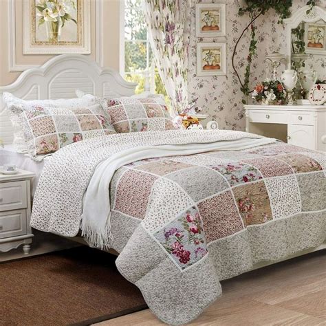 Queen Size Farmhouse Bedding Vintage Bedding Sets Girls Patchwork