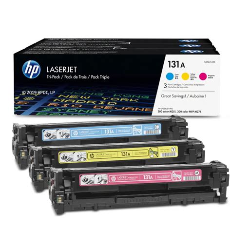 Hp 131a Cyan Magenta Yellow Original Toner Three Pack Ch Africa Inks