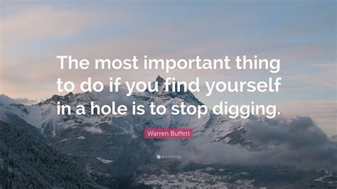 Warren Buffett Quote The Most Important Thing To Do If You Find